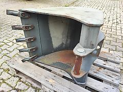 Tieflöffel für MS03 Aufnahme, 600mm Schnittbreite, Zähne