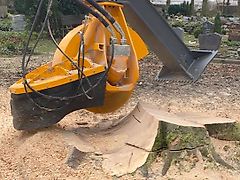 Herder SCE-800H | Stubbenfräse für Bagger | Baumstumpffräse für Bagger ab 10 t