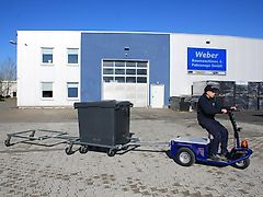 Rangierhilfe, Zughilfe, Ziehfix für Müllcontainer inkl. MwSt.