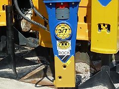 Rock - Hammer/ Hydraulikhammer HB 3/7 - Adapterplatten-Ausführung / Schallschutz - Bagger: 3t-7t