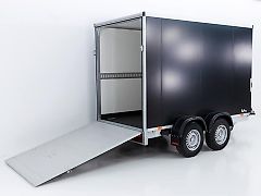 vezeko Kofferanhänger 180x351cm Höhe:205cm 2,7t|Rampe|schwarz