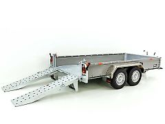 vezeko Baumaschinenanhänger BA 175x360cm 3,5t|SB|Schwenk-Rampen|g