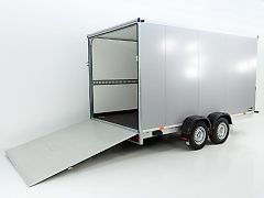 vezeko Kofferanhänger 200x401cm Höhe:205cm 2,7t|Rampe|silber