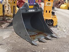 Neuson - Löffel/ Tieflöffel/ Aushublöffel verstärkt , - Schnittbreite: 600mm - SW-Aufnahme Bo-Bo 50-273-430-270-50 - Bagger: 6t-12t